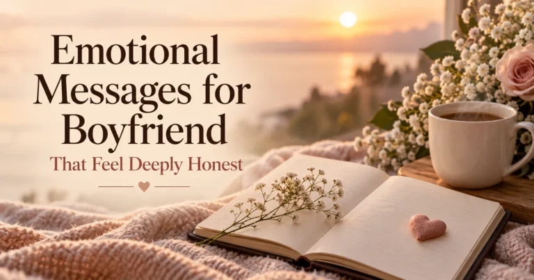 202+ Emotional Messages for Boyfriend That Feel Deeply Honest