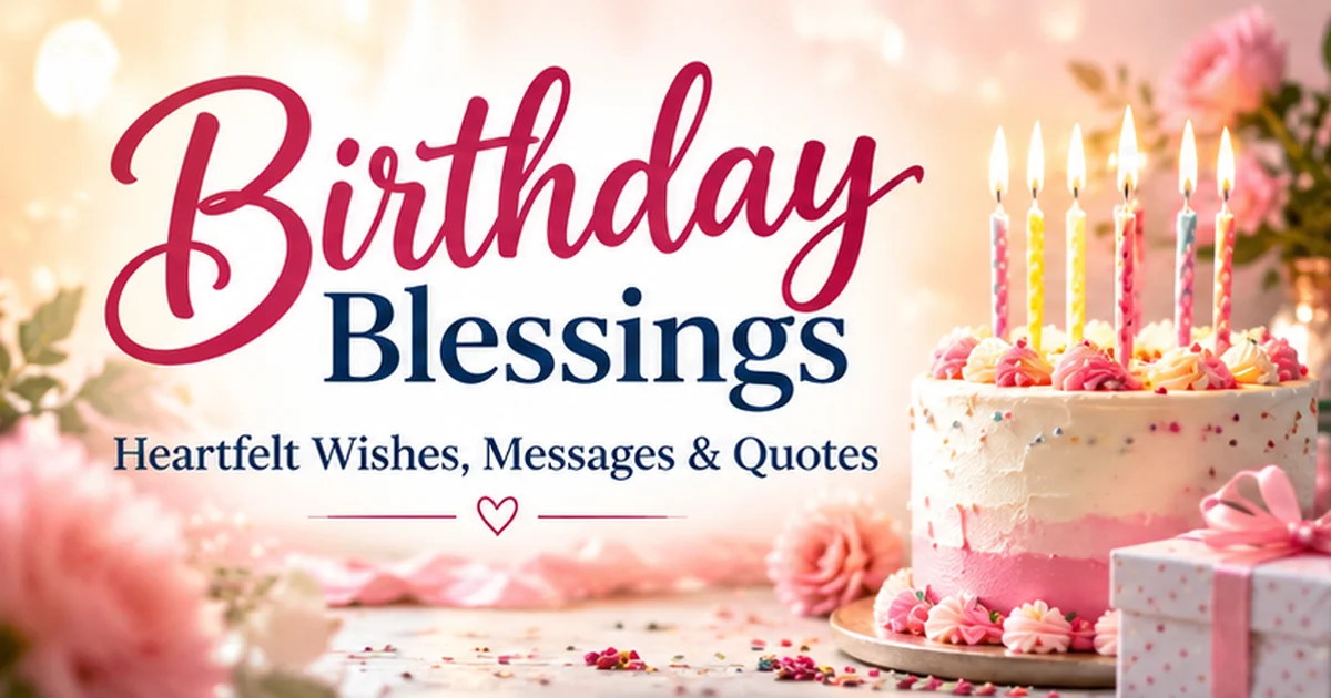 101+ Birthday Blessings: Heartfelt Wishes, Messages & Quotes