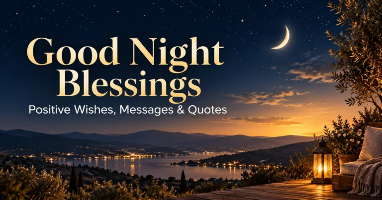 110+ Good Night Blessings: Positive Wishes, Messages & Quotes