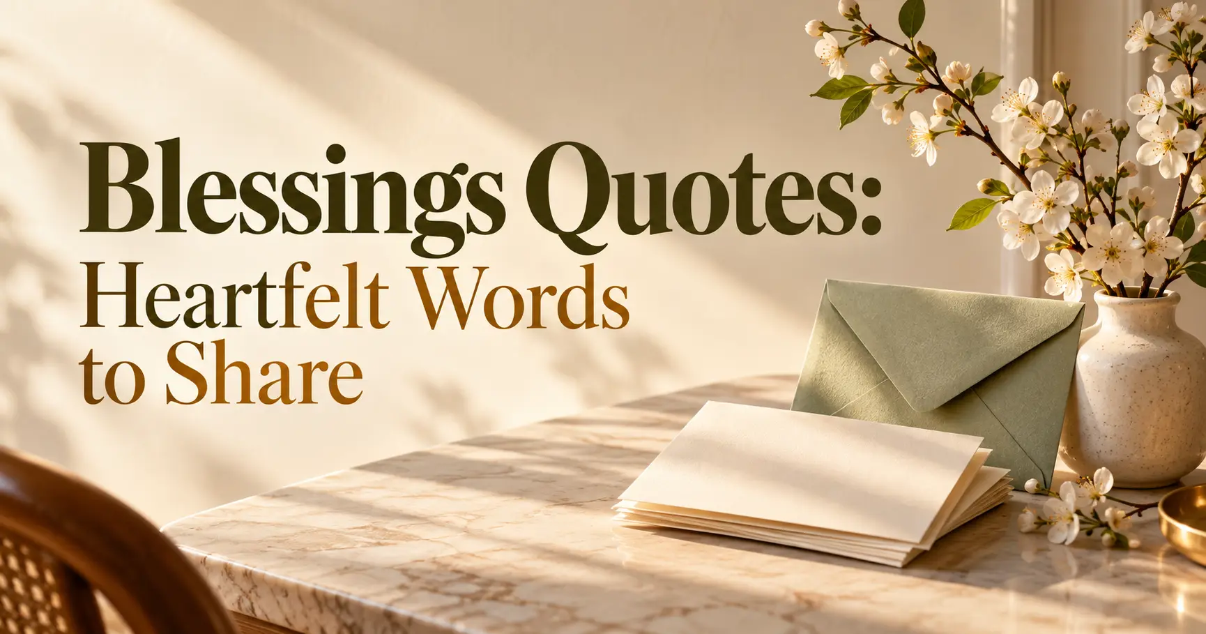 120+ Beautiful Blessings Quotes for Love, life and hope Words to Share