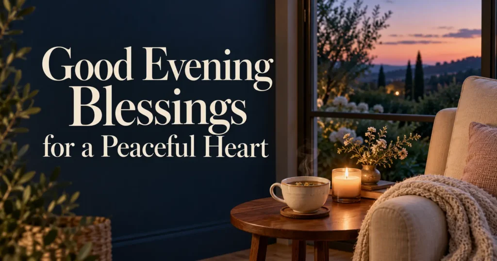 121+ Good Evening Blessings for a Peaceful Heart for every day 2026