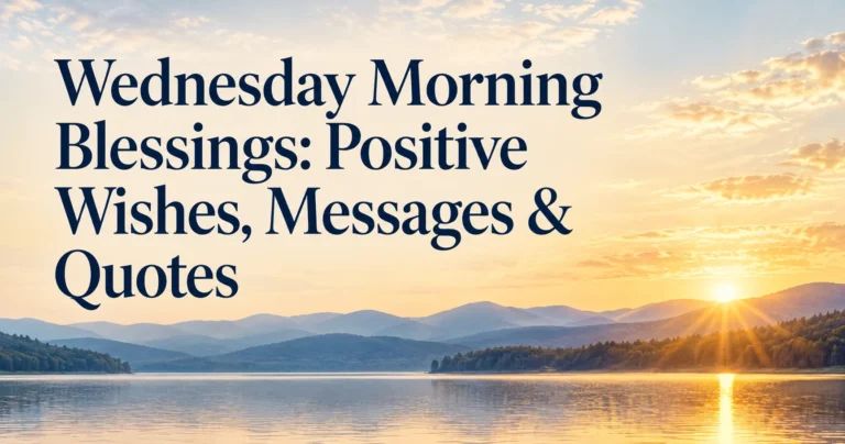144+ Wednesday Morning Blessings: Positive Wishes, Messages & Quotes