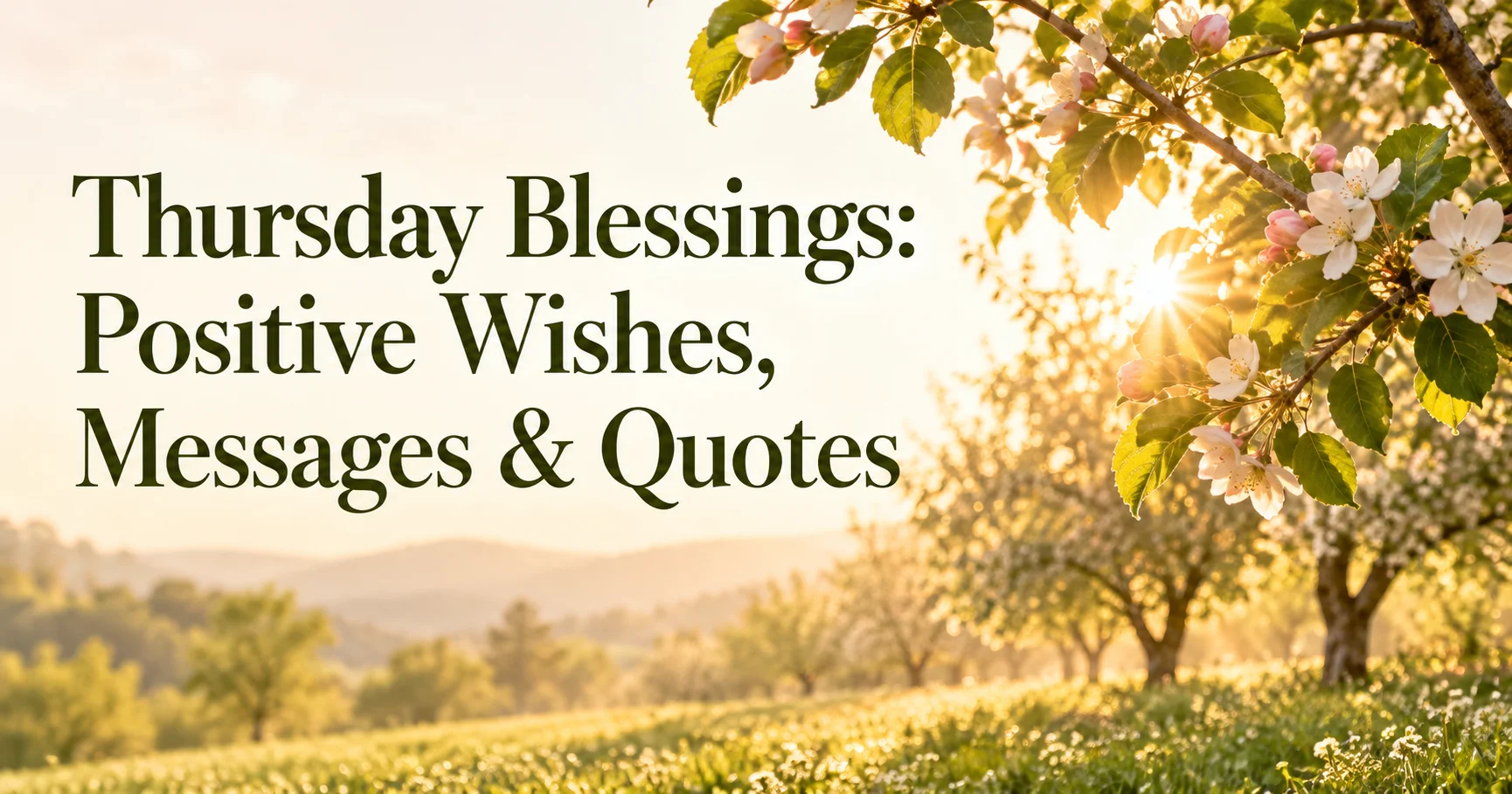 161+ Thursday Blessings: Positive Wishes, Messages & Quotes