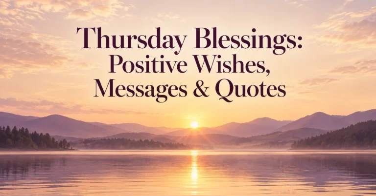 170+ Thursday Morning Blessings: Positive Wishes, Messages & Quotes