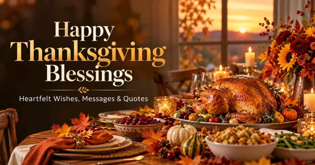 96+ Happy Thanksgiving Blessings: Heartfelt Wishes, Messages & Quotes