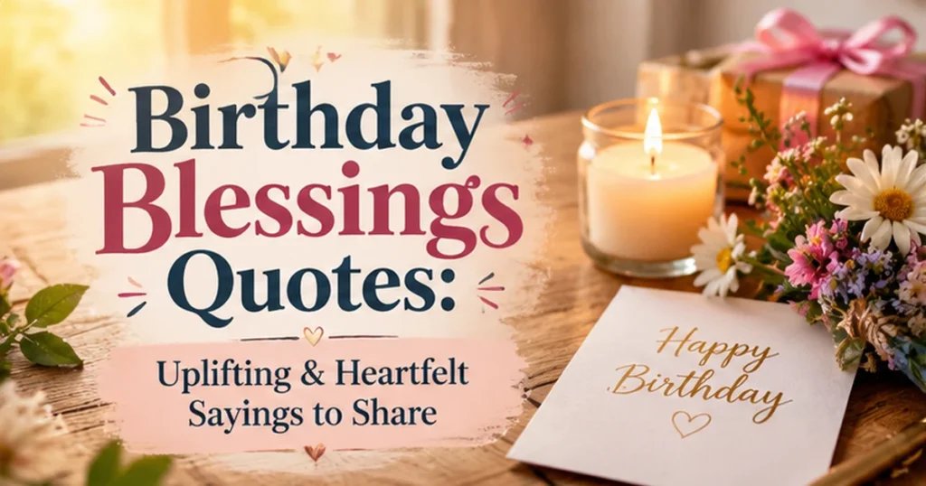Birthday Blessings Quotes: 130+ Uplifting & Heartfelt Sayings to Share