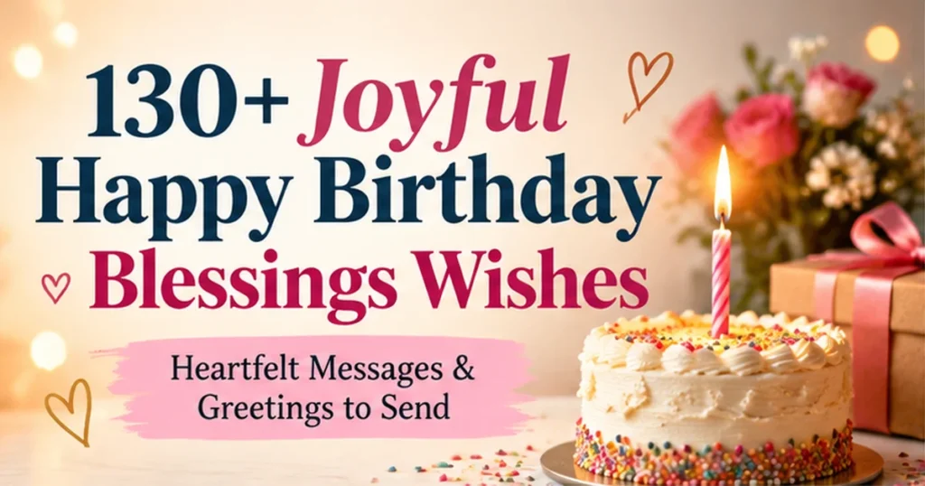 Happy Birthday Blessings Wishes: 130+ Heartfelt Messages & Greetings to Send