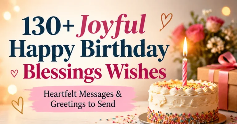 Happy Birthday Blessings Wishes: 130+ Heartfelt Messages & Greetings to Send